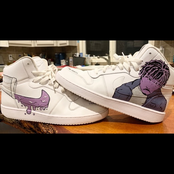 Juice WRLD Nike Ebernon AirForce 1s - Picture 1 of 5